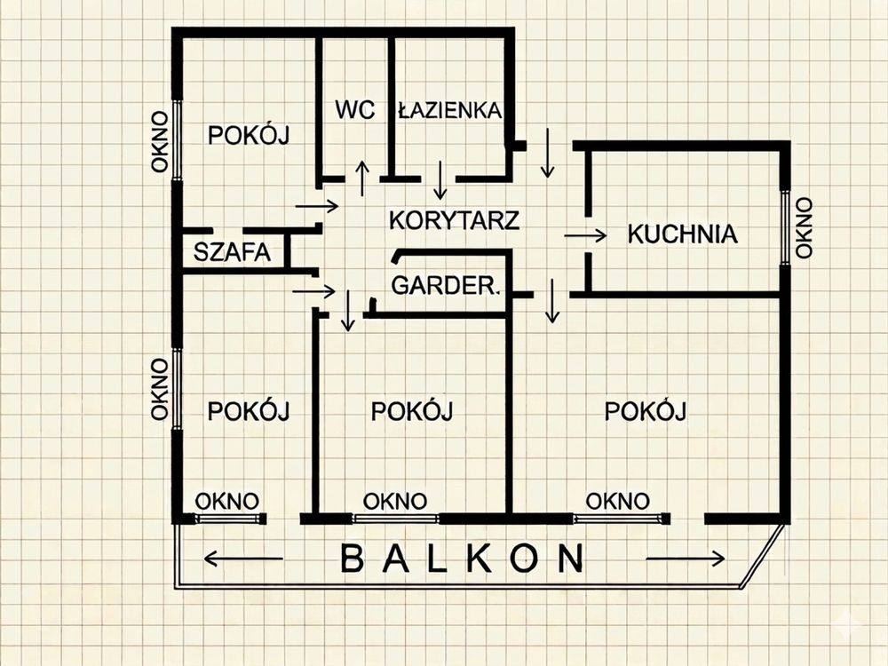 Mieszkanie 4-pokojowe Tarnobrzeg. Zdjęcie 2