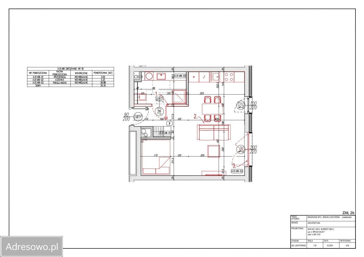 Mieszkanie 1-pokojowe Kraków Mistrzejowice, ul. Franciszka Kniaźnina. Zdjęcie 3