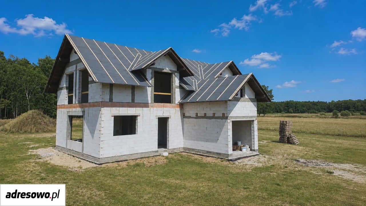 Zmysłowo Dom wolnostojący - stan surowy otwarty - 290 m² - 8 pokoi