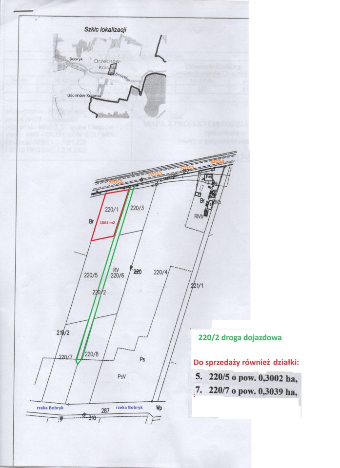 Działka budowlana Orzechów-Kolonia. Zdjęcie 7