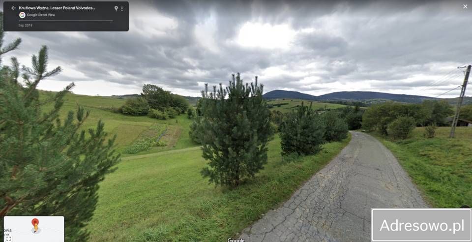 Działka budowlana Krużlowa Wyżna. Zdjęcie 2