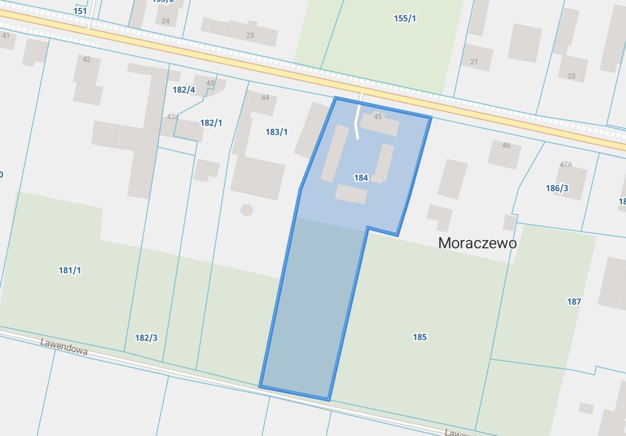 Działka siedliskowa Moraczewo, Moraczewo