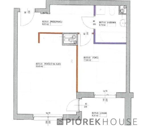 Mieszkanie 2-pokojowe Warszawa Białołęka, ul. Marywilska. Zdjęcie 6