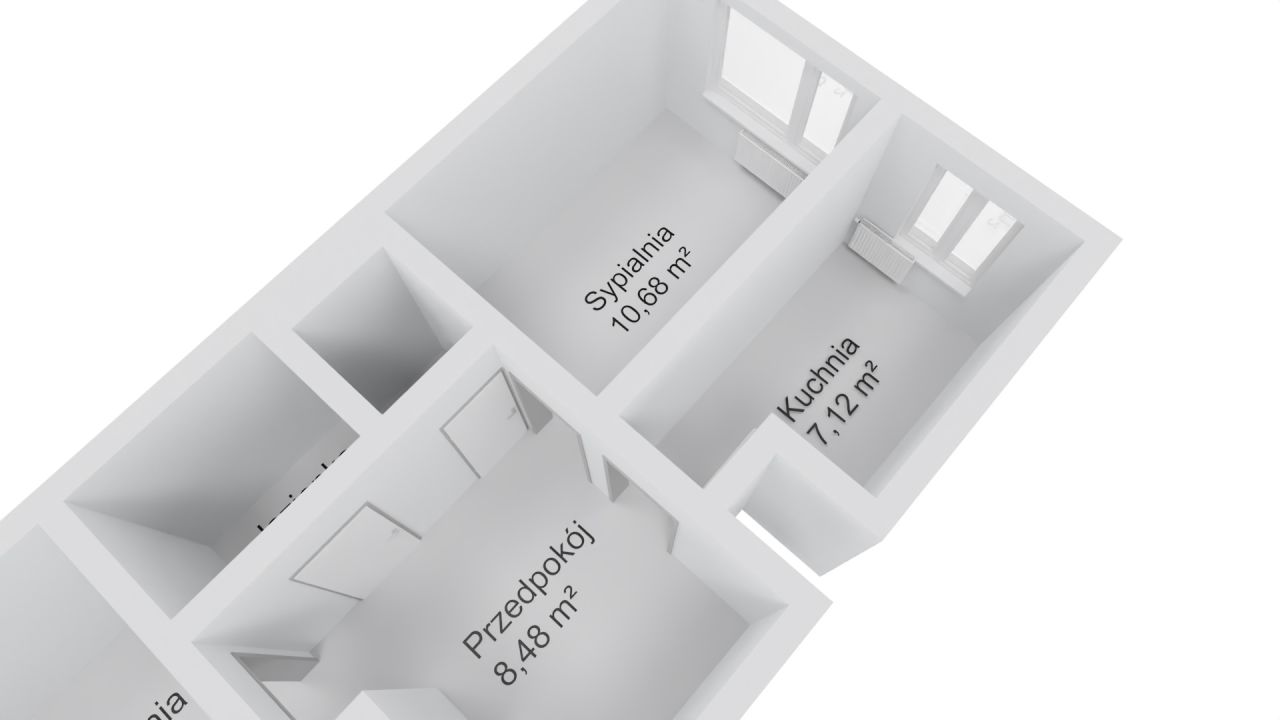 Mieszkanie 3-pokojowe Lubin, Orzeszkowej. Zdjęcie 3