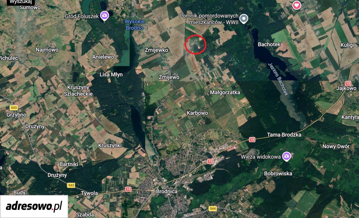 Działka budowlana Brzezinki. Zdjęcie 3