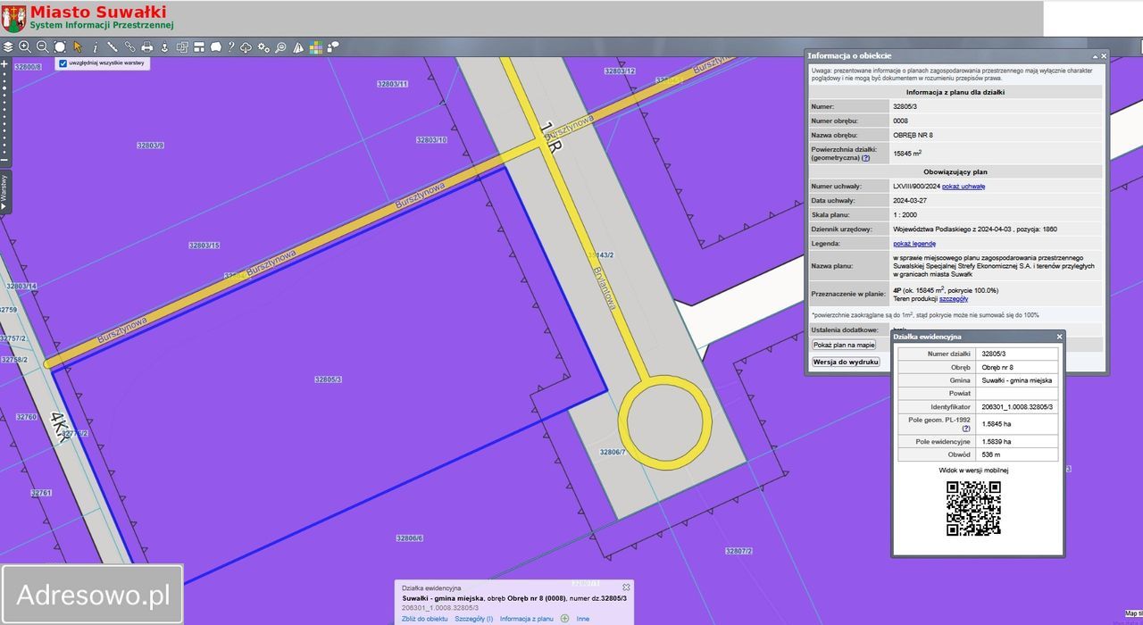 Działka inwestycyjna Suwałki, ul. Brylantowa. Zdjęcie 2