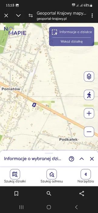 Działka inwestycyjna Poniatów, ul. Piotrkowska. Zdjęcie 4