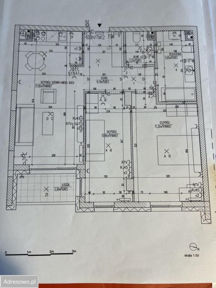 Mieszkanie 3-pokojowe Łódź Śródmieście, ul. Tramwajowa. Zdjęcie 3