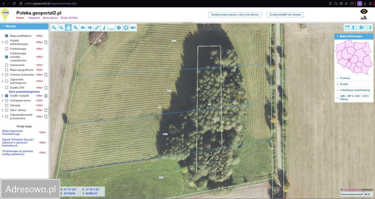 Działka rolno-budowlana Sadowie. Zdjęcie 3