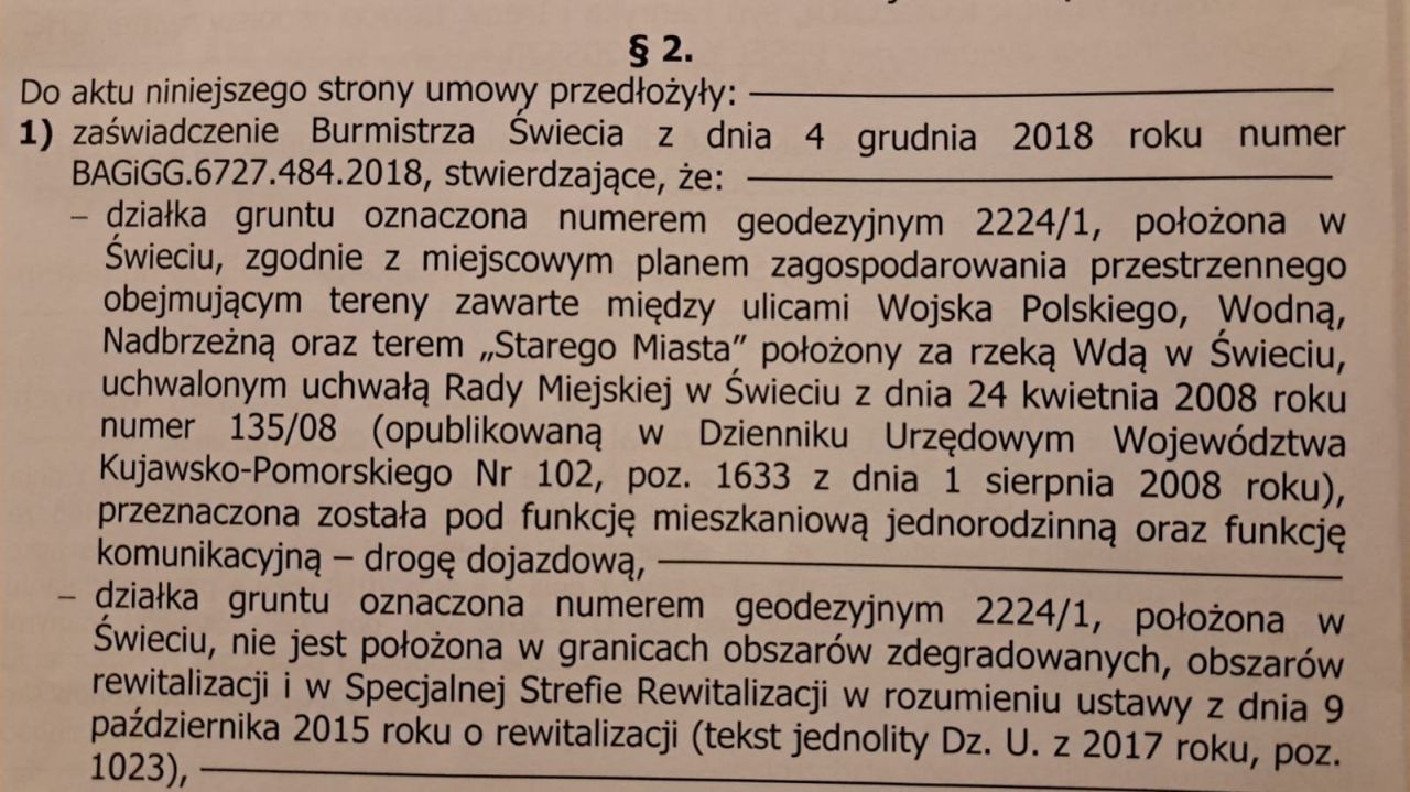 Działka budowlana Świecie Stare Miasto. Zdjęcie 2