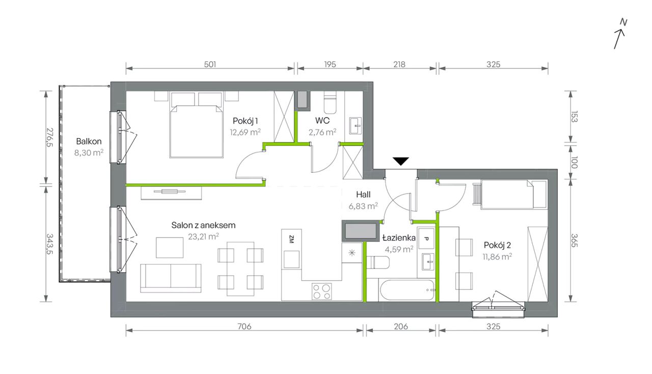 Mieszkanie 3-pokojowe Warszawa Targówek, ul. Oliwska. Zdjęcie 16