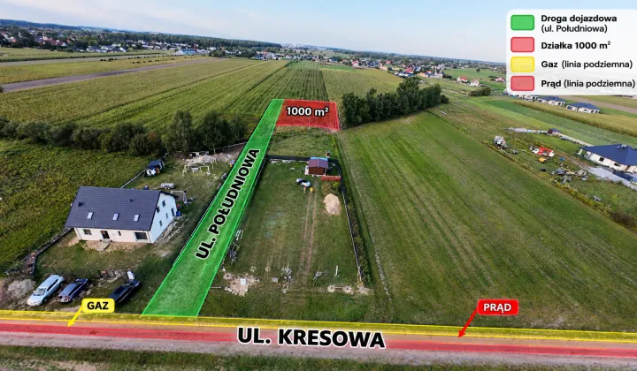 Działka budowlana Wola Rasztowska, ul. Południowa