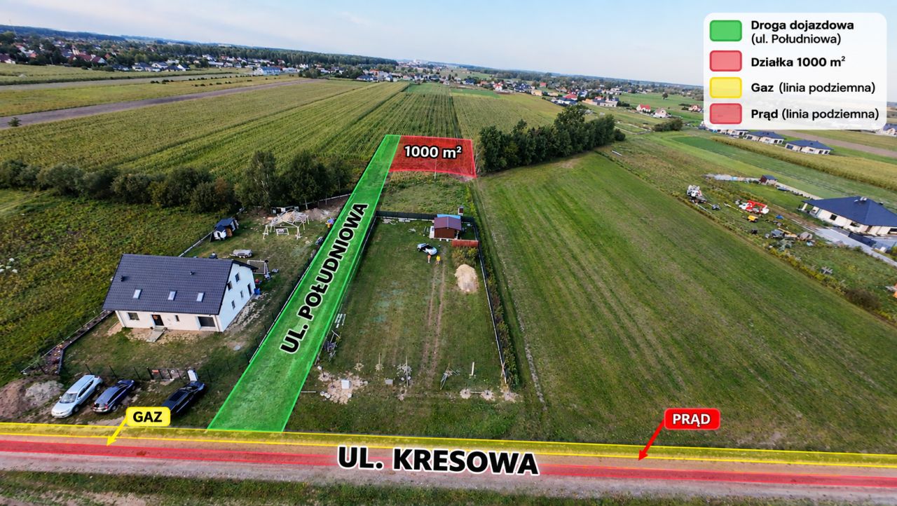 Działka budowlana Wola Rasztowska, Południowa. Zdjęcie 3