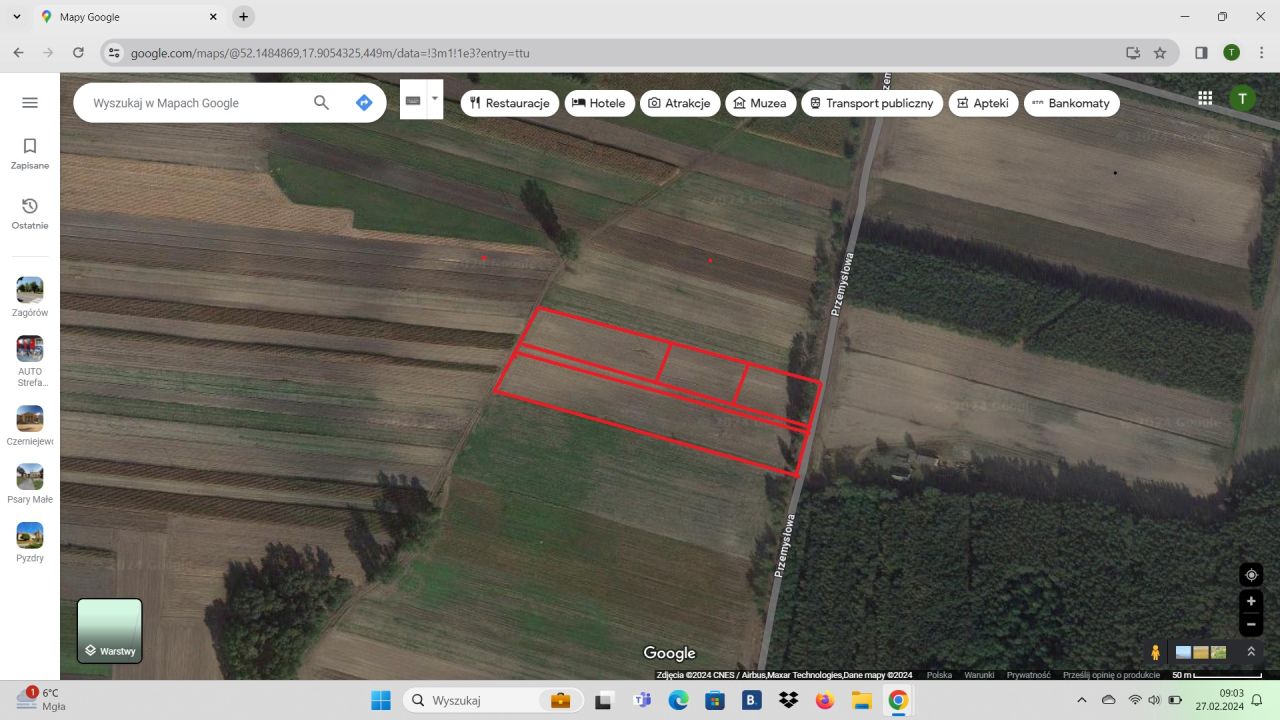 Działka budowlana Drzewce. Zdjęcie 2