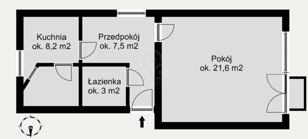 Mieszkanie 1-pokojowe Wrocław Fabryczna, ul. Słubicka. Zdjęcie 10