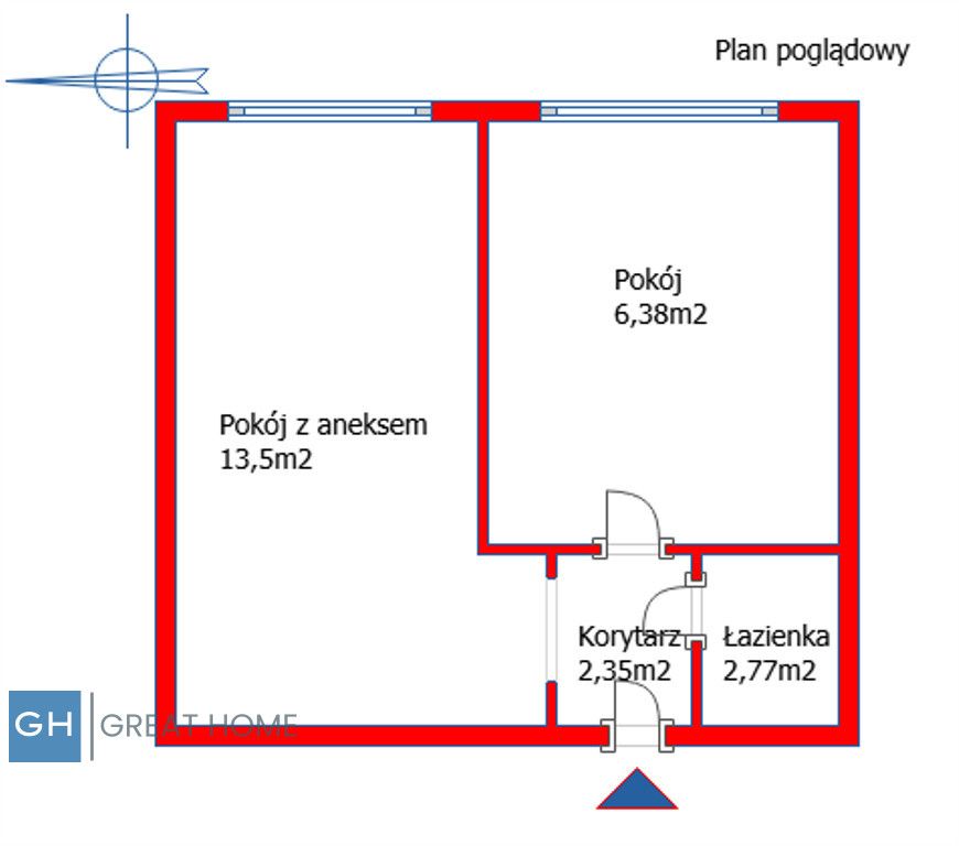 Mieszkanie 2-pokojowe Warszawa Mokotów, ul. Stępińska. Zdjęcie 13