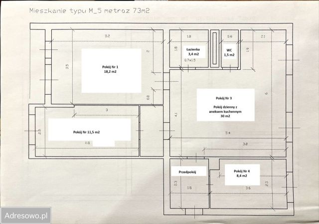 Mieszkanie 4-pokojowe Zabrze Zaborze, ul. ks. Doktora Antoniego Korczoka. Zdjęcie 1