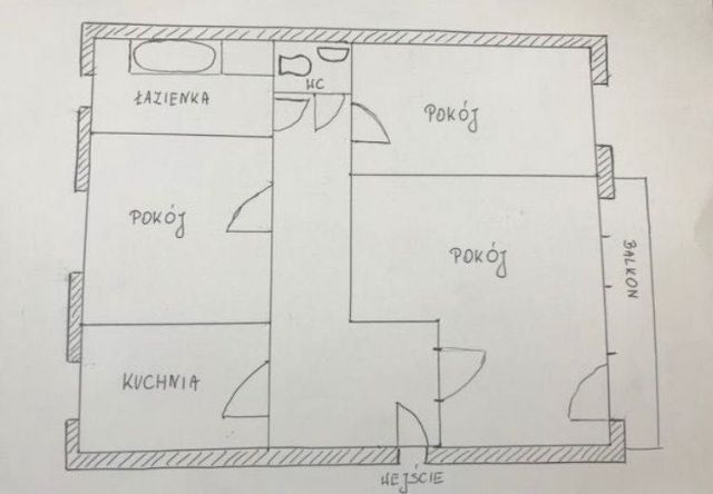 Mieszkanie 3-pokojowe Radymno, os. Władysława Jagiełły. Zdjęcie 1