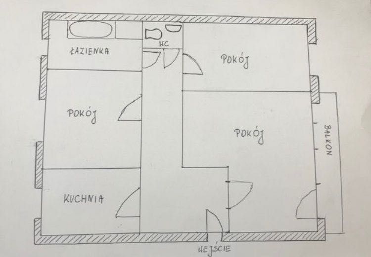Mieszkanie 3-pokojowe Radymno, os. Władysława Jagiełły