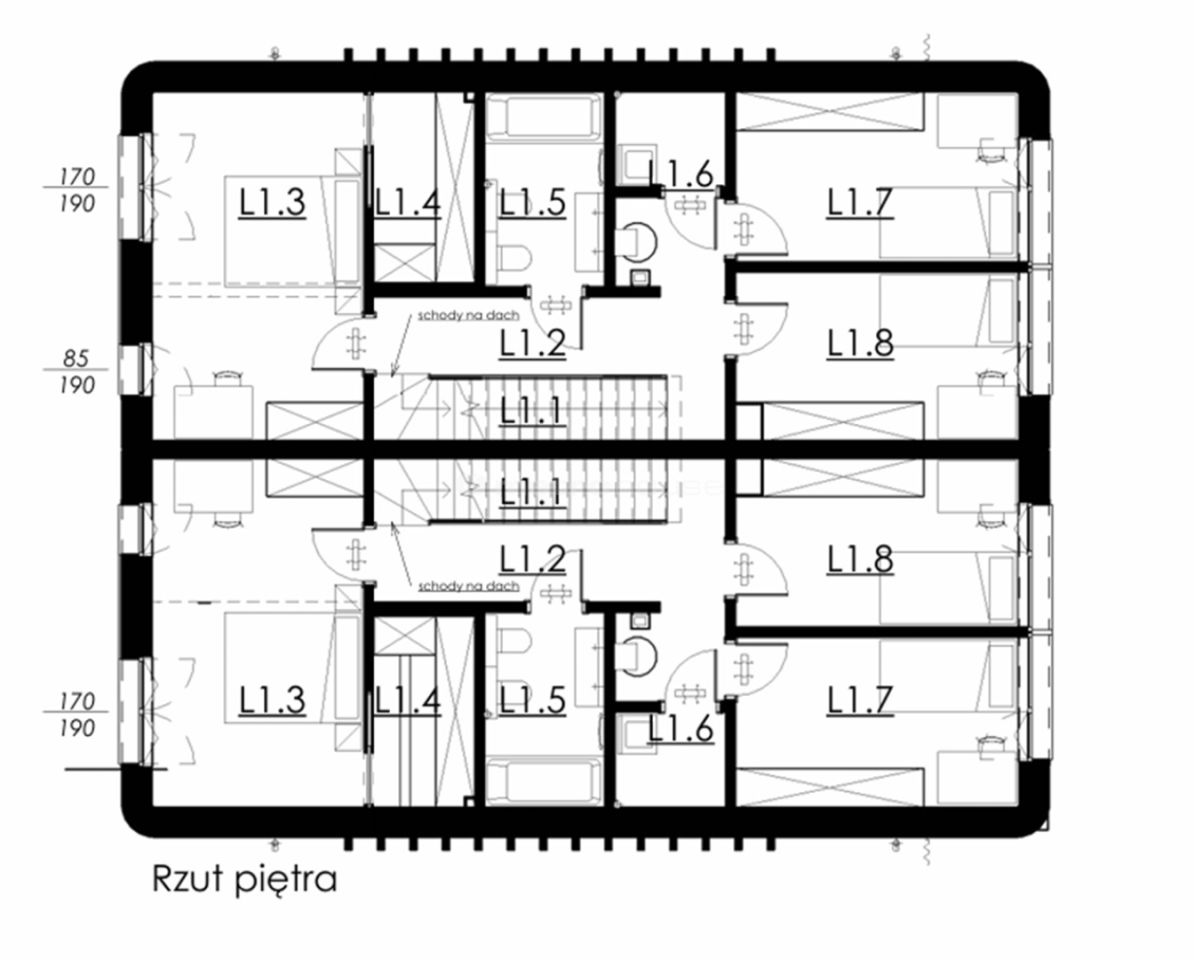 bliźniak, 5 pokoi Wierzbica, ul. Na Skarpie. Zdjęcie 14