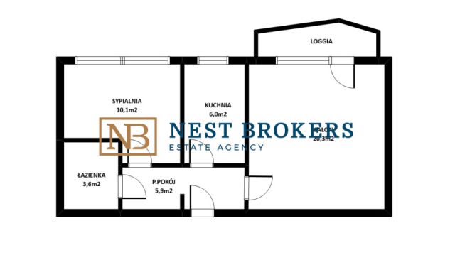 Mieszkanie 2-pokojowe Kraków Prądnik Biały, ul. Turystyczna. Zdjęcie 6