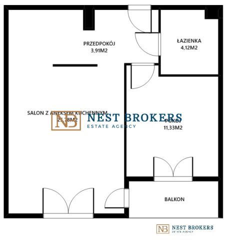 Mieszkanie 2-pokojowe Kraków Grzegórzki, ul. Grzegórzecka. Zdjęcie 10