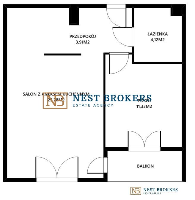 Mieszkanie 2-pokojowe Kraków Grzegórzki, ul. Grzegórzecka. Zdjęcie 10