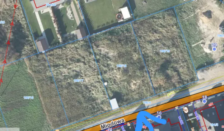 Działka budowlana Siekierki Wielkie, ul. Miodowa