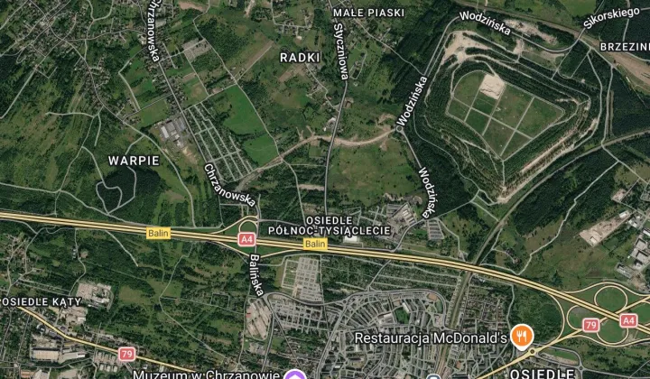 Działka inwestycyjna Chrzanów, ul. Działkowa