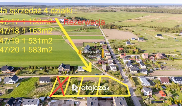 Działka budowlana Wierzchucino, ul. Kapitańska