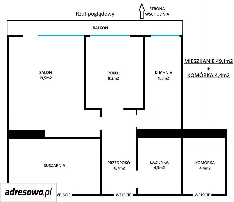 Mieszkanie 2-pokojowe Katowice, ul. Tysiąclecia. Zdjęcie 16