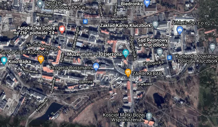 Nieruchomość komercyjna Kluczbork Centrum, ul. Zamkowa