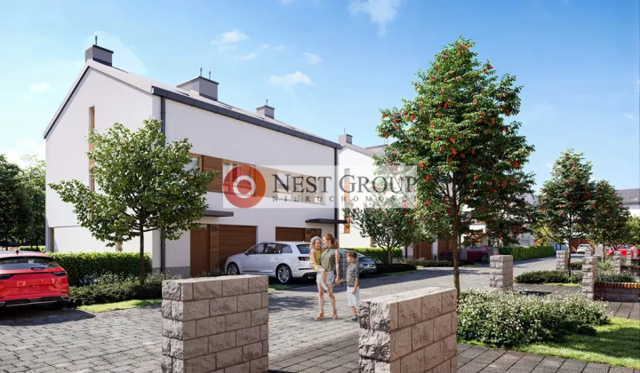 dom szeregowy, 5 pokoi Warszawa Białołęka Dworska, ul. Szamocin