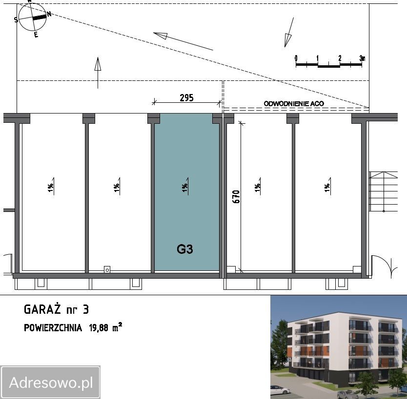 Garaż/miejsce parkingowe Chrzanów, ul. Partyzantów. Zdjęcie 4