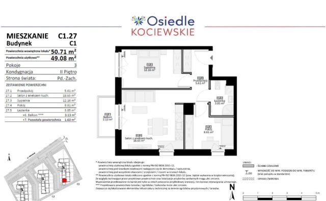 Mieszkanie 2-pokojowe Tczew. Zdjęcie 16