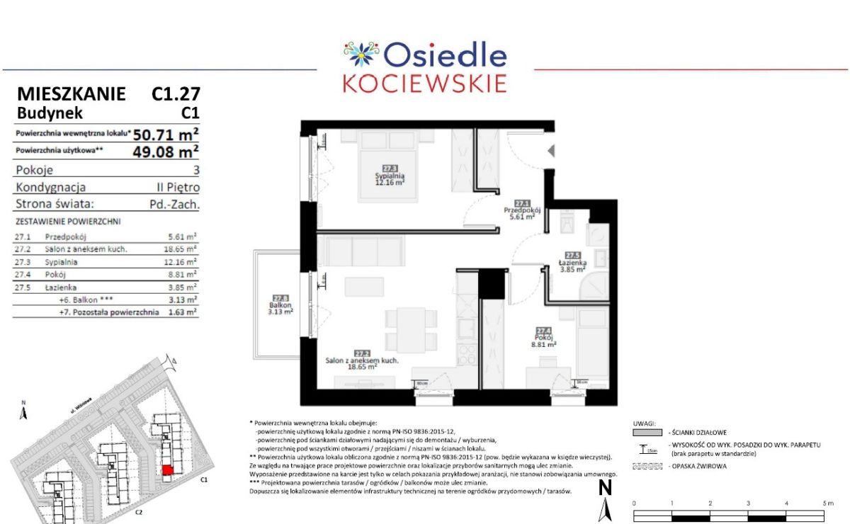 Mieszkanie 2-pokojowe Tczew. Zdjęcie 16