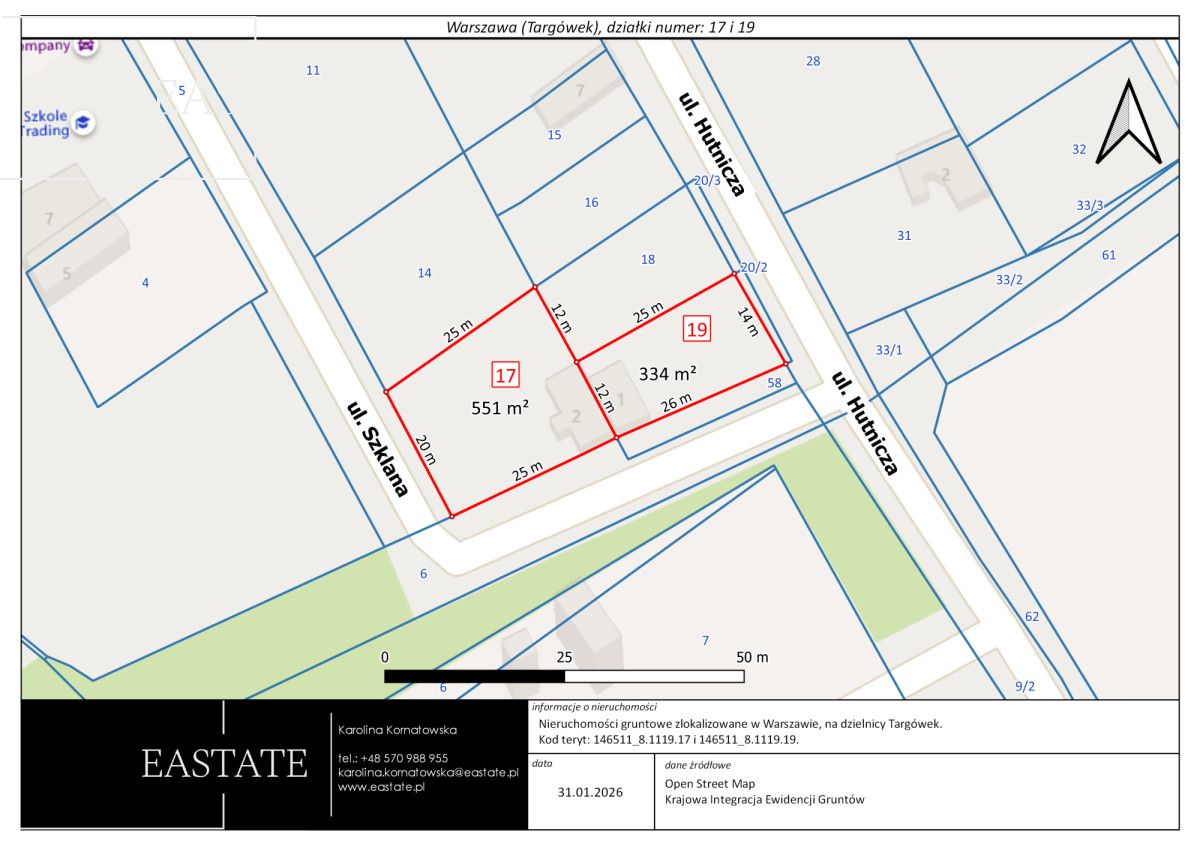Działka inwestycyjna Warszawa Targówek, ul. Hutnicza. Zdjęcie 3
