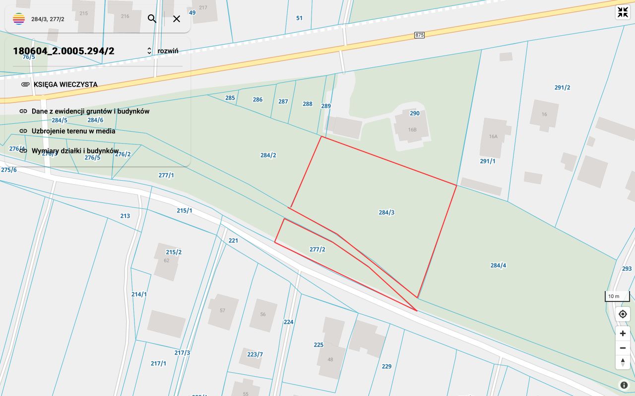 Działka budowlana Siedlanka