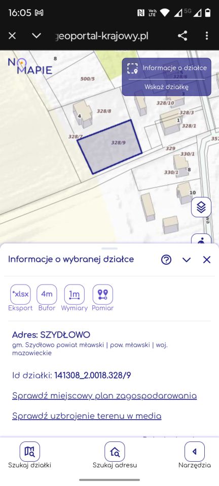 Działka budowlana Szydłowo, ul. Nowa