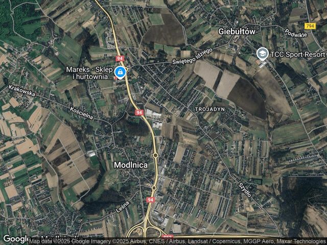 Działka budowlana Modlnica Szydło, ul. Dębowa. Zdjęcie 1