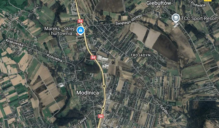 Działka budowlana Modlnica Szydło, ul. Dębowa