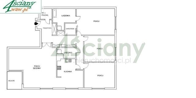 Mieszkanie 4-pokojowe Warszawa Mokotów, ul. Jana III Sobieskiego. Zdjęcie 9