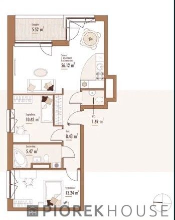 Mieszkanie 3-pokojowe Warszawa Targówek, ul. Płosa. Zdjęcie 1