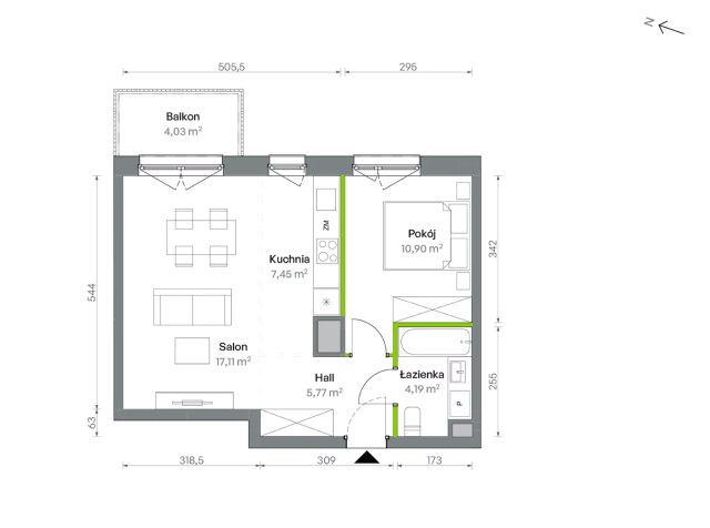 Mieszkanie 2-pokojowe Warszawa Targówek, ul. Oliwska. Zdjęcie 16