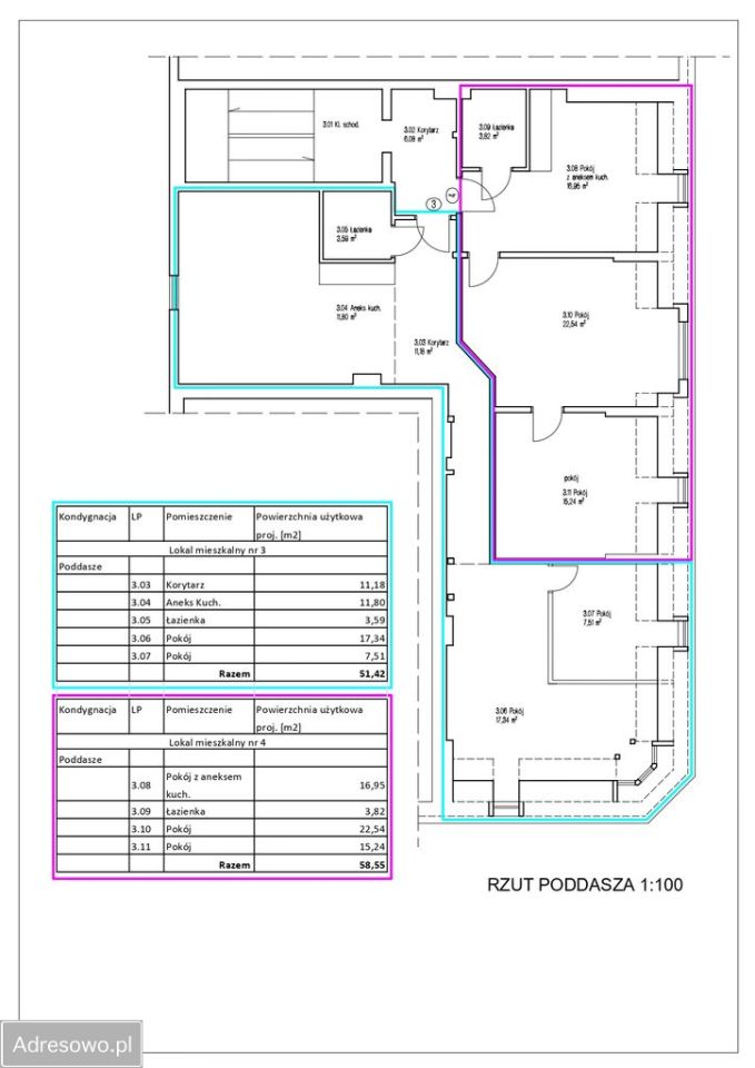 Mieszkanie 3-pokojowe Białogard, ul. Grottgera. Zdjęcie 6