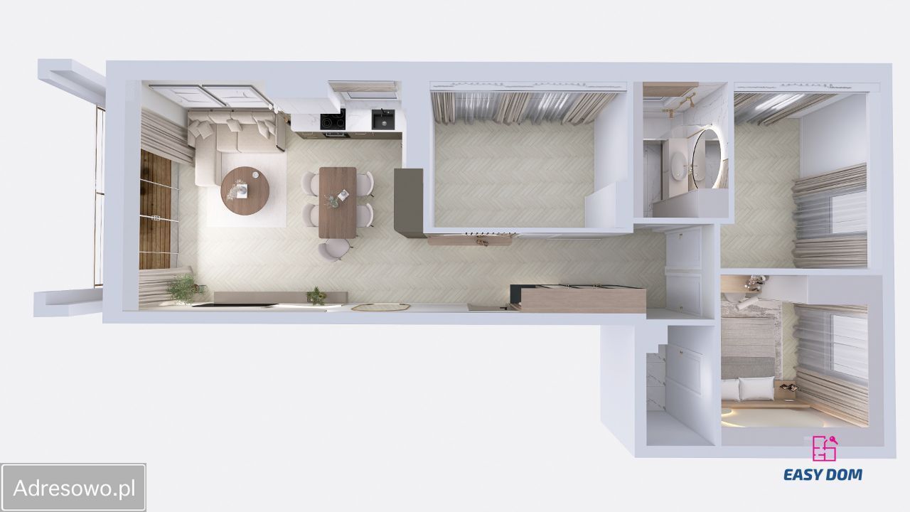 Mieszkanie 4-pokojowe Łódź Bałuty, ul. Świtezianki. Zdjęcie 11