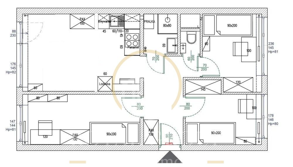 Mieszkanie 4-pokojowe Lublin Kalinowszczyzna, ul. Kazimierza Tumidajskiego. Zdjęcie 14