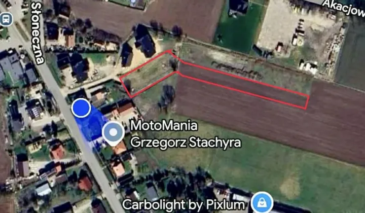 Działka budowlana Wiślina, ul. Słoneczna