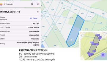 Działka inwestycyjna Szczaki, ul. Łanowa