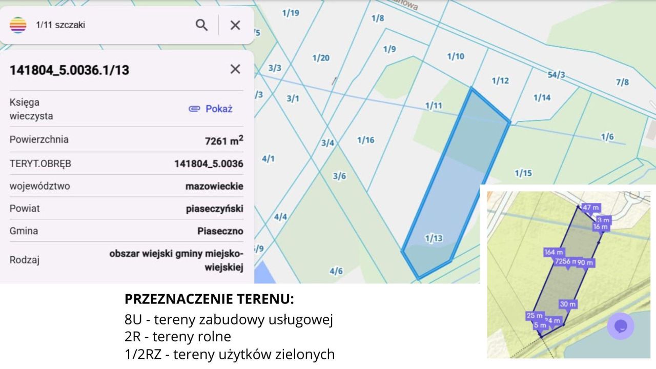 Działka inwestycyjna Szczaki, ul. Łanowa. Zdjęcie 2